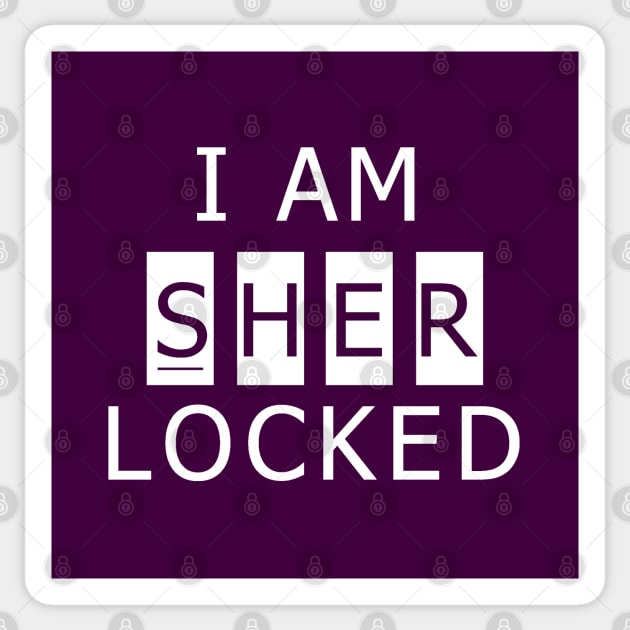 I Am Sherlocked Sticker by huckblade